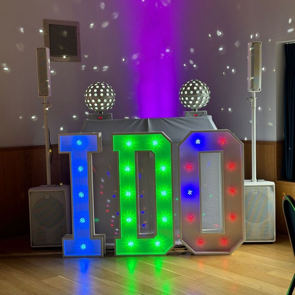 Dj Hire Light Up I Do Letters Add On