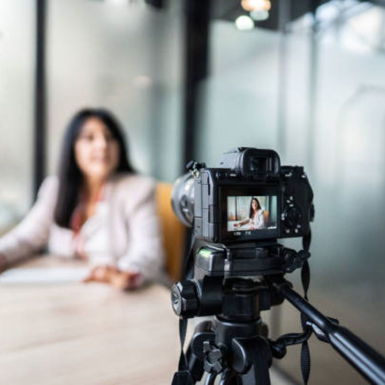 Event Videography Corporate Interview Tripod Setup