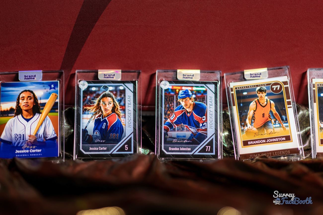 Sports Trading Card Five Cards Baseball Hockey Basketball