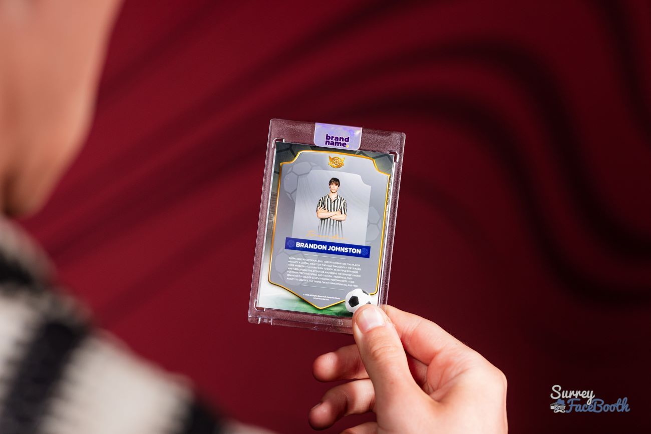 Sports Trading Card Soccer Card Back Bio Pov
