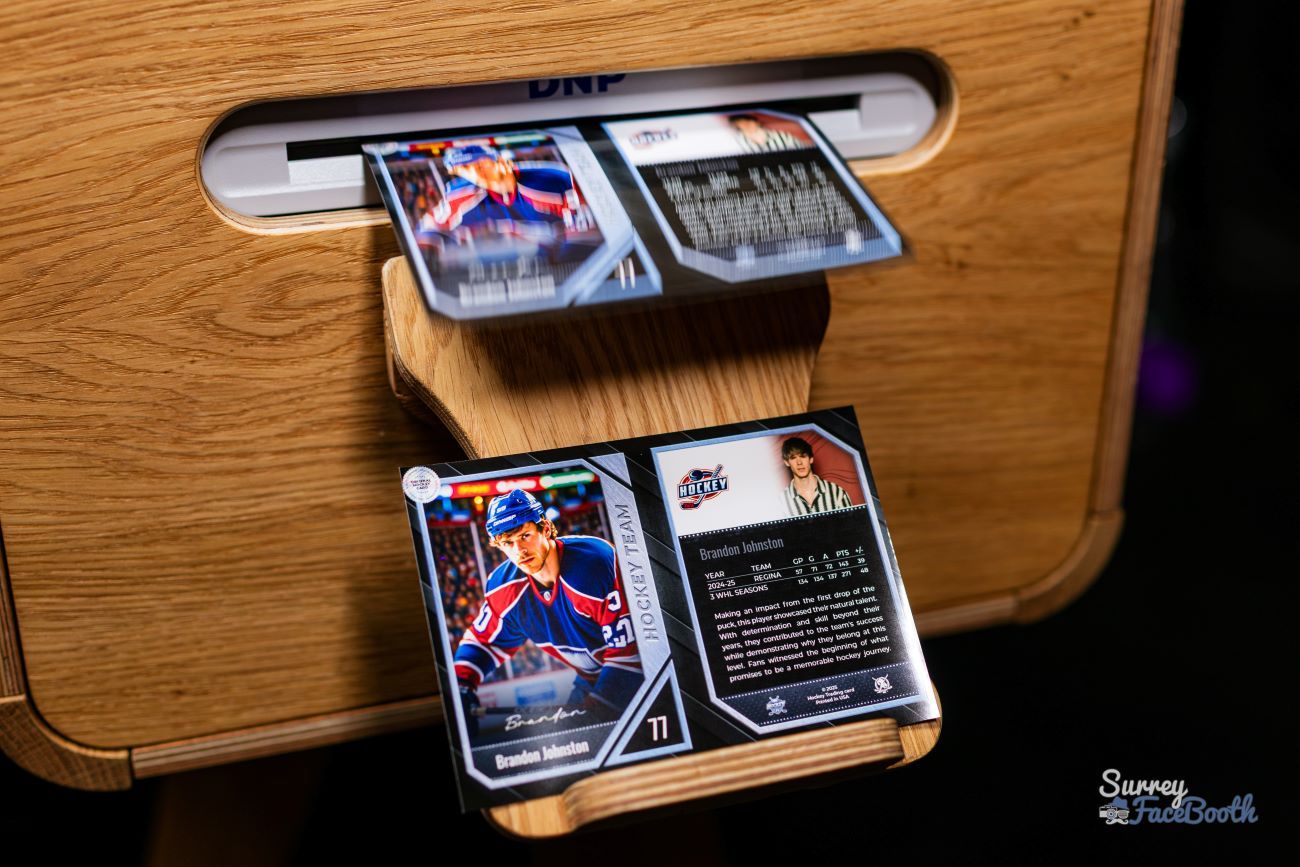 Sports Trading Card Thermal Printer Hockey Card Emerging