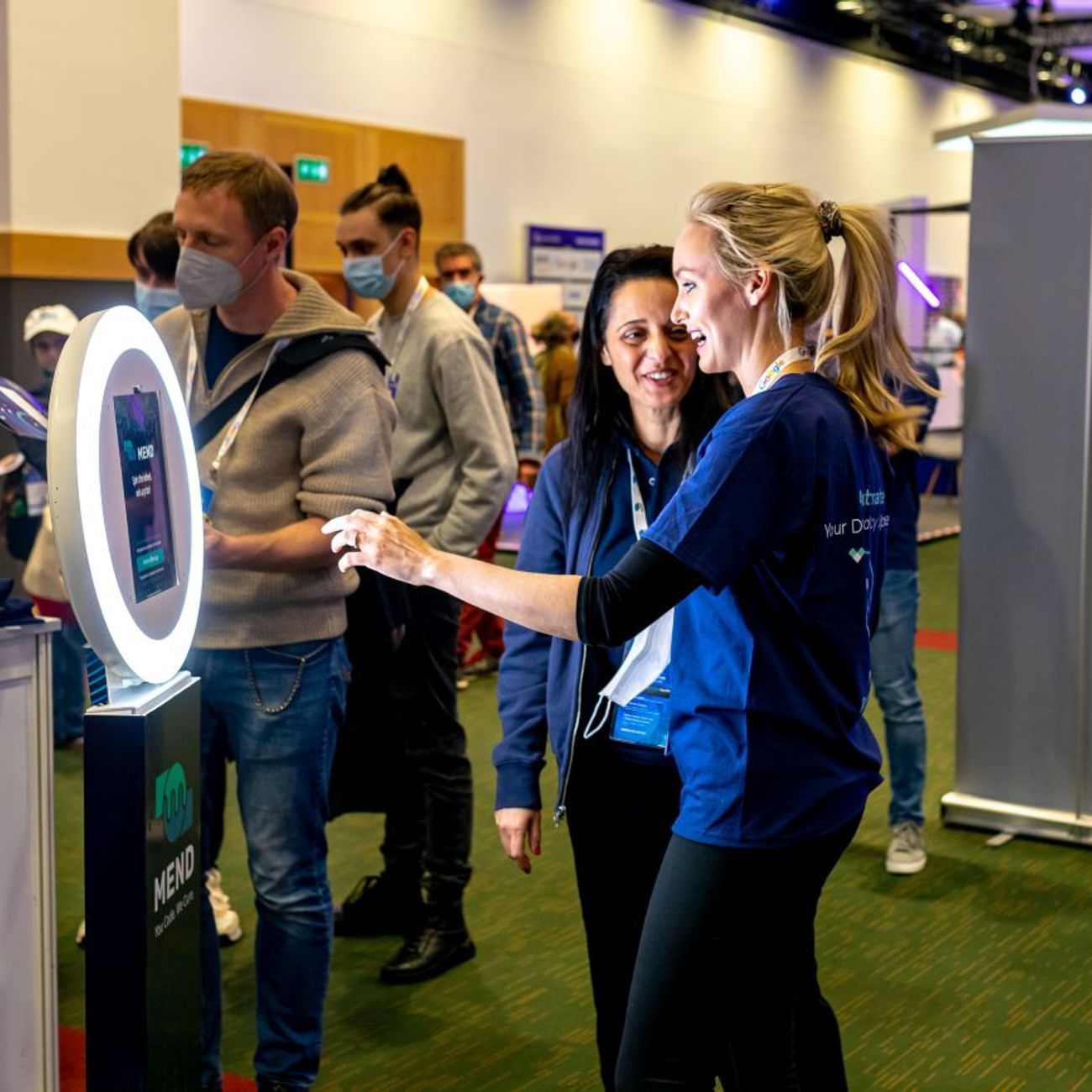 Selfie Ring Photo Booth Corporate Tech Conference Attendant