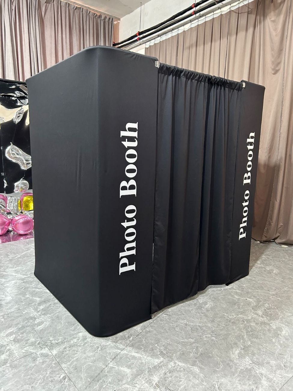 Party Booth Photo Booth Black Exterior Product Shot 1