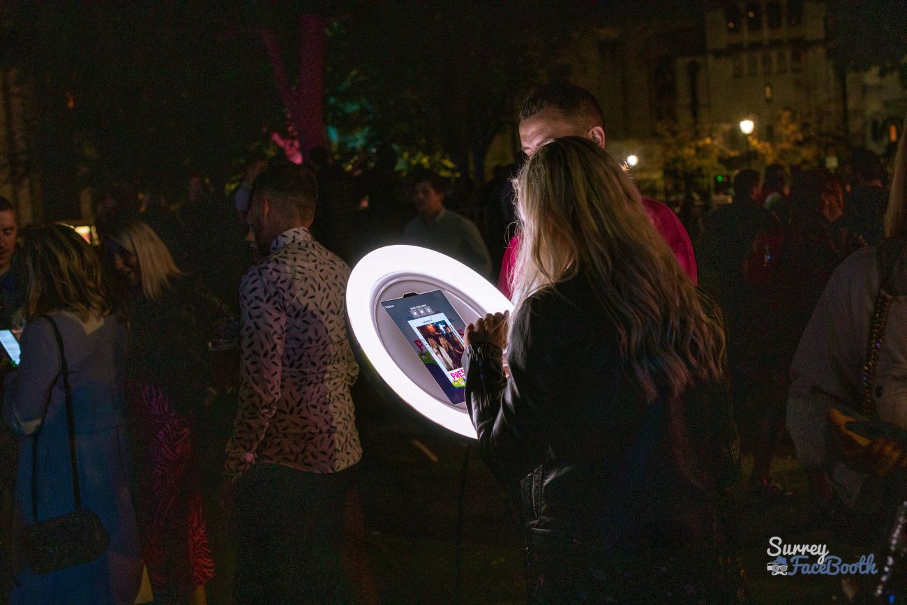 Ring Roamer Outdoor Night Couple Busy Crowd