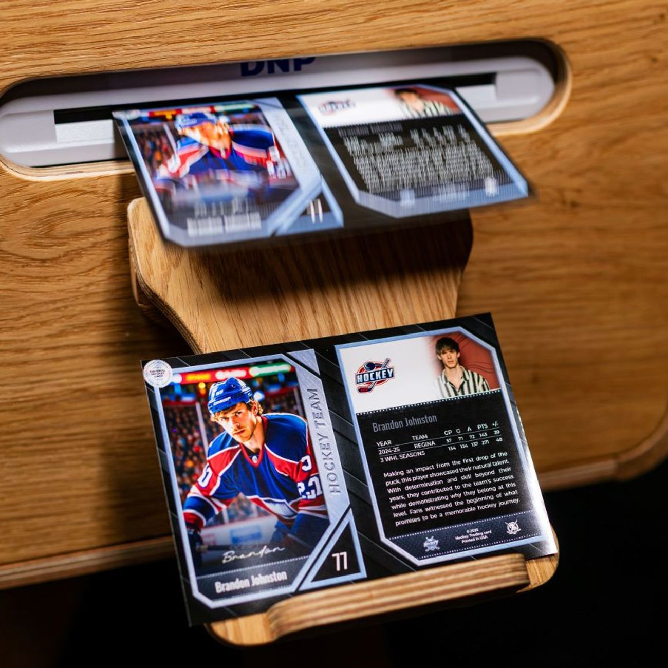 Sports Trading Card Thermal Printer Hockey Card Emerging
